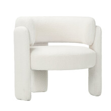 (Camel, 84.0x72.5x72.5 cm) SMARTUE Velvet Barrel Accent Chair, Upholstered 3-Leg Side Chair for Living Room and Bedroom