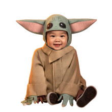(6-12 Months) Star Wars 1 Piece Costume (Unisex Kids Brown)