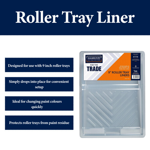 Hamilton Hamilton For The Trade Roller Tray Liners 9 Inch 5 Pack 1