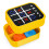 Rechargeable Tic Tac Toe Game Box with 5 Fun Games, Yellow 1
