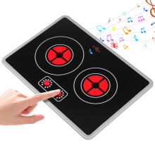 BESTonZON Pretend Induction Cooktop Toy Kids Kitchen Playset Hob