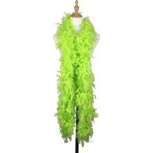 1.8m 100g Fruit Green Marabou Feather Boa Fancy Dress for Adult Halloween Cosplay Costume Accessory Holiday Decors