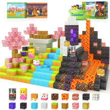 Magnetic Blocks-Magic Portal Set, STEM Sensory Building Set for Kids 3+