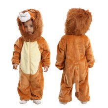 Baby Boys Girls Cartoon Animal Hooded Costume Infant Pajamas Romper