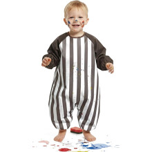 Kids Waterproof Full Body Art Smock | Toddler Jumpsuit Painting Apron with Pockets | Protective Play Overall for Messy Play & Crafts