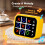 Rechargeable Tic Tac Toe Game Box with 5 Fun Games, Yellow 7