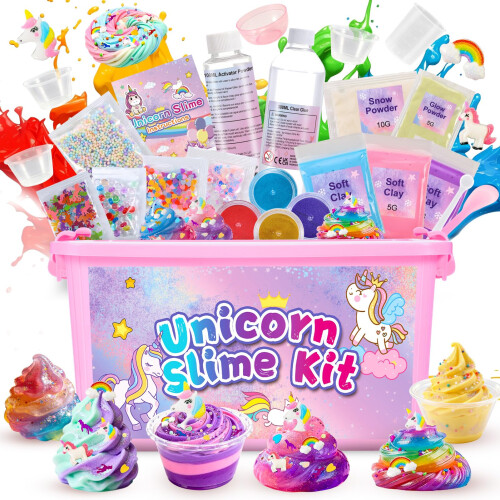 iKidiki Slime Making Kit Unicorn Slime Kit