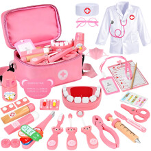 Mactoou Doctors Set for Kids, Dentist Toys for Kids, Pretend Role Play Educational Toy Gift for 3 4 5 6 7 8 Year Old Girls and Boys