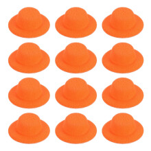 PATIKIL Mini Formal Hats, Miniature Doll Hats Mini Top Hat for Crafts Hair Accessories Decorate Doll Snowman