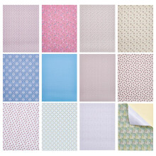 PH PandaHall 12 Styles Dollhouse Wallpaper Miniature Dolls House Floor Paper Mini House Decoration Sticker Self Adhesives Wall Paper for DIY