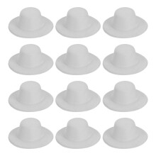 PATIKIL Mini Formal Hats, Miniature Doll Hats Mini Top Hat for Crafts Hair Accessories Decorate Doll Snowman