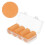 sourcing map 100Pcs Plastic Poker Chips, 37mm, Brown 1