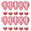 10Pcs Hot‑Air Balloon Foil Balloons, 1