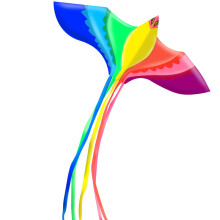 Touch the sky Colorful Phoenix Kite for Kids and Adults, Easy to Fly, Exquisite Fabrics and Unique Structure Design