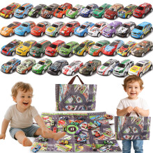 40 PCS Kids Pull Back Toy Cars with Play Mat,Mini Racing Cars Toy Set,Friction Powered Vehicles,Play Vehicles Set for Boys and Girls 3 4 5 6 7 Years