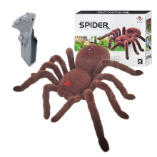 Remote Control Spider Toy - Realistic Spider Halloween Decoration & Pet Teasing Toy - Scary Prank Gift
