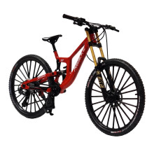 Red Finger Mountain Bike, Mini Bike Toy, Finger BikeDownhill Finger Bike Model for Educational Play and Travel Entertainment