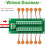 2x12 Position Prewired Power Distribution Board AC/DC 30A 12 Position Terminal Block Distribution Module,Screw Terminal Blocks,for Multiple Module 3