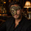 Vintage Venetian Masquerade Mask, Hand-Painted Phantom Half-Face, Black 4