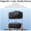 TELESIN Battery Base for  Osmo  Extended Battery Dock with Magnetic Quick Release Adapter for Osmo  Accessories 5