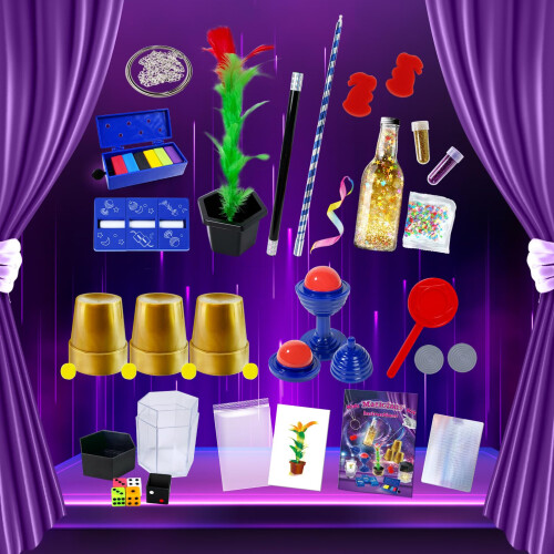 PATIFEED Kids Magic Set, Magic Tricks with Magic Wand, Instructions 1