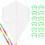 12Pcs Blank Diamond Kite Kits, DIY Coloring Kites w/98ft String & Handles 8
