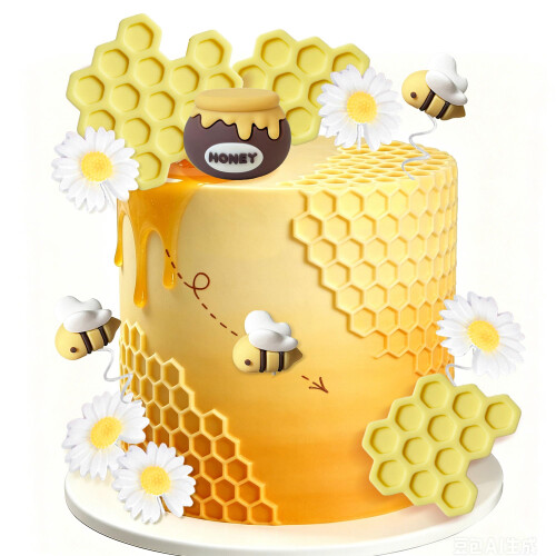 Bumble Bee Bear Cake Topper Fun to Bee One Cake Decoration 2