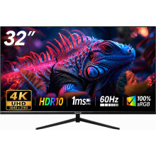 Gawfolk 32 Inch 4K UHD Monitor (3840 x 2160), 60Hz PC Monitor, Computer Monitor, HDR 10, DP HDMI VESA