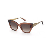 Occhiali da sole Nina Ricci SNR487 54/18/140 Marrone trasparente lucido Acetato DONNA SNR487