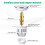 Universal Sink Drain Stopper – Pull-Up Anti-Clog Drain Plug for Bathroom & Kitchen 5