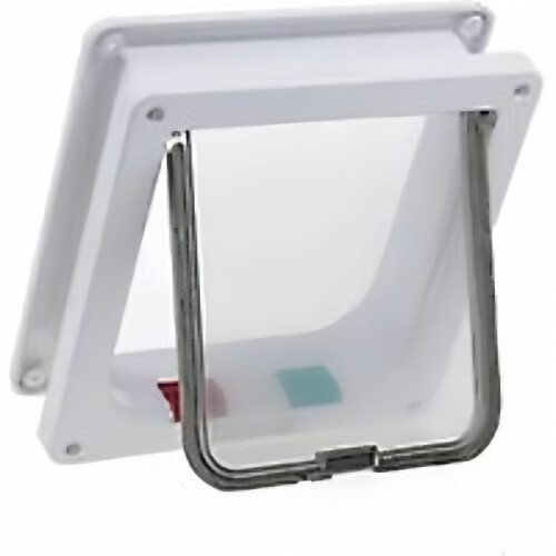Microchip Cat Flap – Lockable Cat Door for Windows, Doors & Cupboards (Medium) 1