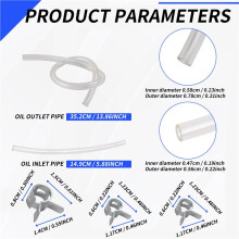 Brake Bleeder Hose - One Way Check Valve Tube Bleeding Tool Kit for Car Motorcycle Clutch, Universal Brake Fluid Bleeder