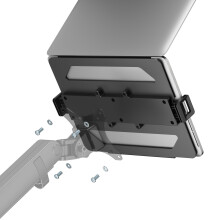 Support pour ordinateur portable pour bras de moniteur VESA 75x75