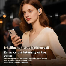 6.1 Headset mit KI-Übersetzungsfunktion, Intelligentem Digitaldisplay, Zwei Ohrbügeln, Kompakter, Tragbarer Kopfhörer C