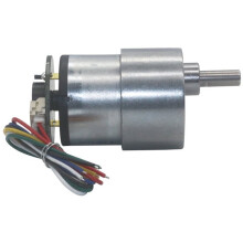 Motor de Redução CC JGB37-520 com Codificador Hall para Carro Autoequilibrado com Medição de Velocidade, 12 V CC, 176 RPM