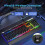 TeckNet TECKNET Wireless Gaming Keyboard, 2.4G & Wired, RGB Backlit, Black 2