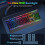 TeckNet TECKNET Wireless Gaming Keyboard, 2.4G & Wired, RGB Backlit, Black 4