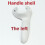 Controller Cover Case for Meta  Quest2 VR Handle Grip Housing Cover Shell Case Replacement Parts Right 1