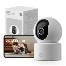 XIAOMI C302 Indoor Camera, 2K 3MP Wi-Fi Pet Camera, 360 Panorama, Alexa