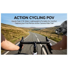 2.7K HD Action Camera Outdoor Cycling Dash Cam Headset Camera First-Person View Personal Recording
