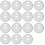 Child Safety Socket Covers, 15 Pack with Keys, White 5