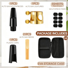 49-Piece Alto Saxophone Replacement Kit for Alto Saxophone Parts and Accessories