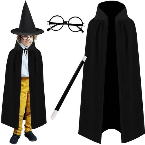Costume da mago/mago set da 4 Kruzzel 19555 1