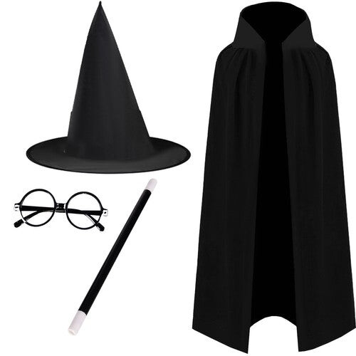 Costume da mago/mago set da 4 Kruzzel 19555 2