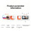 Thumb Camera Keychain (Scrolling Effect + Multi-Mode Filter Effects + 1080P + OTG) Take Photos Videos Portable Yellow 8