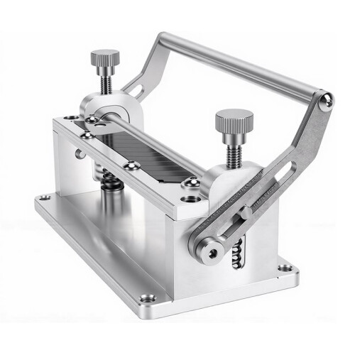 Leather Strap Cutter Machine, 80mm Adjustable Leather Cutting Tool with Scale Ruler, Strip Cutting Machine for Belts