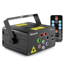 BeamZ Acrux Quatro RG DJ Laser Light with Gobo RGBW for Home Disco