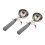 4Pcs 4oz Release Cookie Scoops Ice Cream Scooper with Trigger Release Portion Scoop Stainless Steel for Portion Control 5