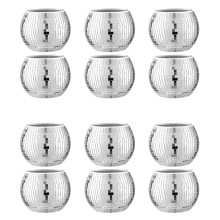 12 Pcs Disco Vase Disco Planter for Centerpieces Disco Decor Flower Vase with Mirror Glass for Wedding