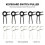 2 in 1 Keyboard Keycaps  Puller Opener Universal Keycap Shaft Remover Button Extractor Keyboards Accessories Kit 3